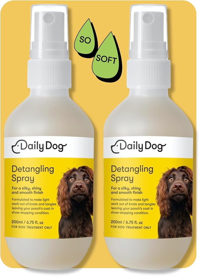 Detangling Spray Dematting, Detangler Spray For Dogs - 200ml (bundle of 2)