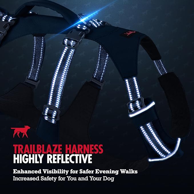 Tuff Pupper Escape Proof Dog Harness for Small Dogs | No Pull Lightweight Adjustable Harness | No Escape Multifunctional Outdoor Pet Gear | Strong Durable Breathable | Secure Comfortable Fit