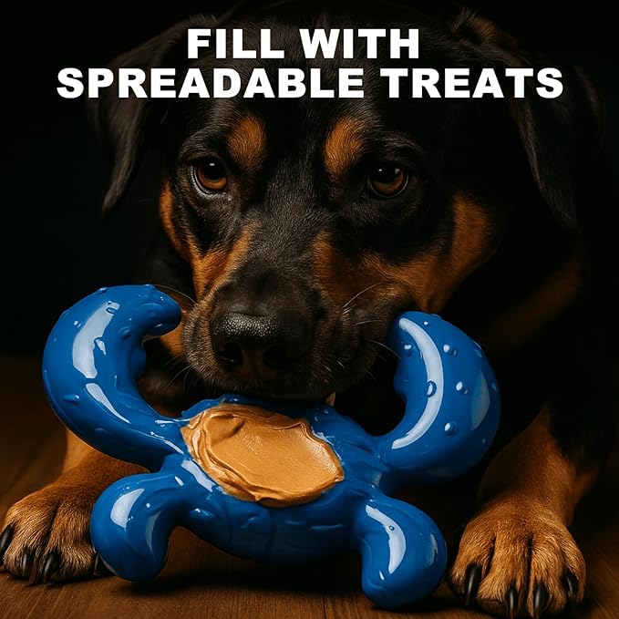 Dog Chew Toys for Aggressive Chewers – Tough Indestructible Dog Toy for Large Dogs, Durable Long-Lasting Chew Bones, Heavy Duty Interactive Dog Toys to Keep Dogs Busy & Relieve Boredom