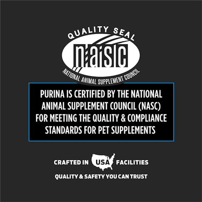 Purina Pro Plan Veterinary Supplements Skin Care Dog Supplements with Omega-3 Fish Oil and EPA and DHA - (Pack of 1) 60 ct. Pouches