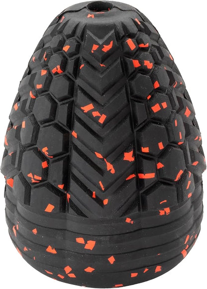 Chew King Supreme Durable Rubber Dog Toy for Aggressive Chewers, Treat-Dispensing Heavy-Duty Chew Toy with Safety Air Vent, Interactive Dog Toy for Training & Enrichment, XL 5.1" x 3.8"