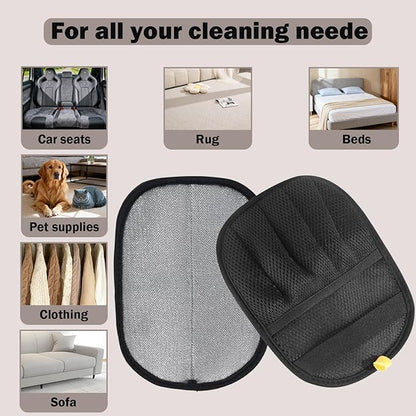 Anazzly Pet Hair Removal Glove with Electrostatic Technology, Pet Hair Gloves for Dogs and Cats, Washable Pet Hair Remover Tool for Sofas, Carpets, Car Seats and Bedding