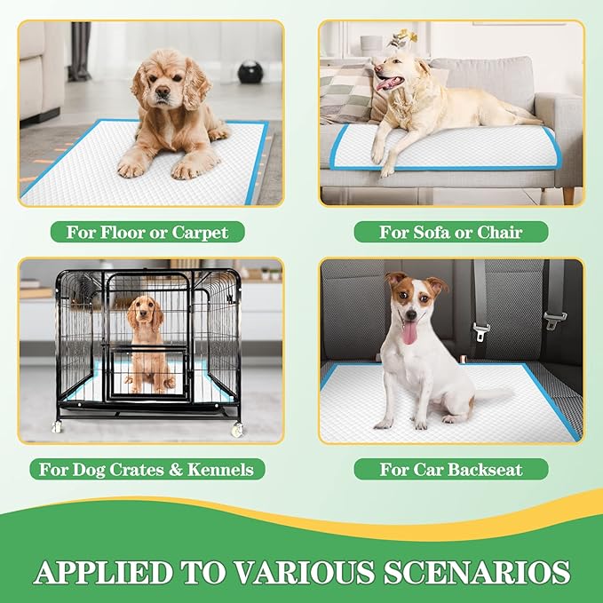 DEEP DEAR Dog Pads Extra Large 30"x36" [30-Count], XXL Puppy Pads for Potty Training, Leak-Proof Pee Pads for Dogs, Super Absorbent Puppy Pee Pads XL, Disposable Pet Pads for Puppies, Cats, Rabbits