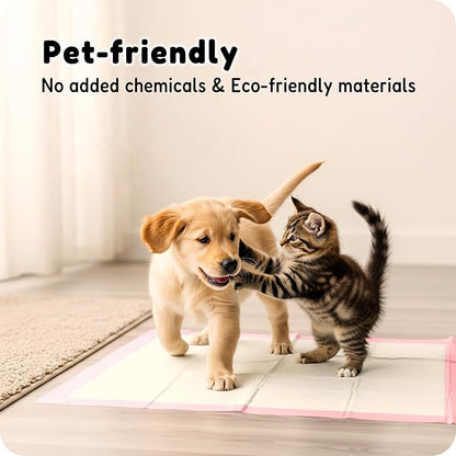MoMoCo Puppy Pads, 23"x23"-100 Count Pet Pee Pads, Super Absorbent Disposable Dog Training Pads , Leak-Proof, Quick-Drying Potty Pads for Dogs Puppies