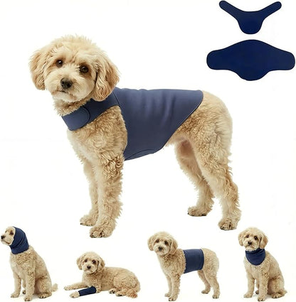 DAJIDALI® Dog & Cat Anxiety Vest & Female Spay Recovery Suit – Silent No-Velcro Calming Wrap – Universal Fit for All Breeds (Including Corgi & Frenchie)