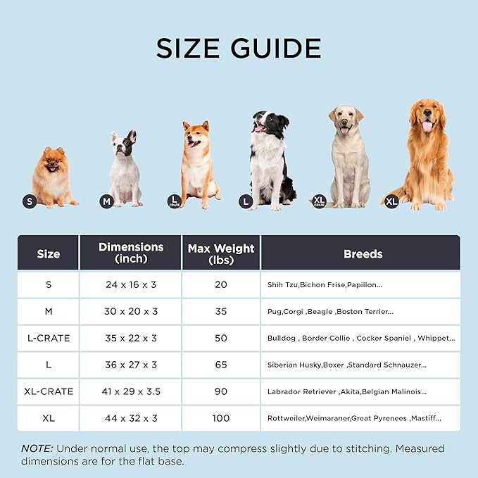 Bedsure Cooling Dog Bed for Small Dogs - Comfy Flat Puppy Beds with Removable Washable Cover, Orthopedic Egg Crate Foam Pet Mat, Suitable for Pet Up to 15 lbs