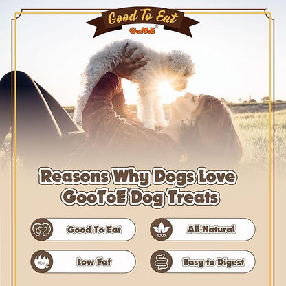 Gootoe Dog Treats, Chicken Jerky for Dogs - Premium Dog Training Treats; High-Protein, Gluten-Free, Hypoallergenic, Grain-Free, Chicken Sticks (Mini), 1.5 lb