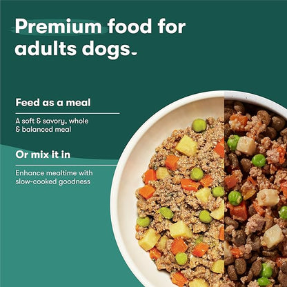 Jinx Beef Wet Dog Food Topper, Mix with Dry Dog Food, Made with Real Beef & Chicken, Bone Broth, No Fillers - Puppy, Adult, Senior, 9oz, 12 Pack