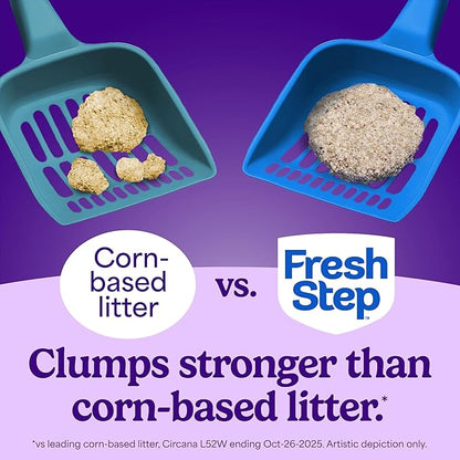 Fresh Step Ever Fresh Advanced Multi Cat Clumping Litter with Febreze Freshness, 16 lb Each, Pack of 2 (Package May Vary)