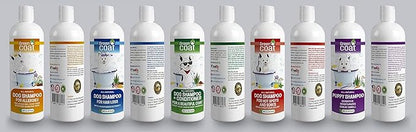 Green Coat All-Natural Dog Shampoo for Sensitive Skin | Natural and Organic Ingredients | Skin Cleansing Properties, Relieves Dry Itchy Skin | 16fl oz 473 ml.