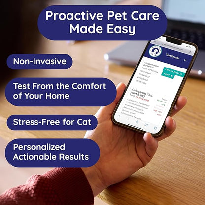 Innovative Pet Lab Comprehensive Gut Health Test Kit for Cats - at-Home Cat Stool Test for Immune & Gluten Sensitivity Symptoms Like Diarrhea, Vomiting, Itchy Skin - Easy Non-Invasive Testing Kit