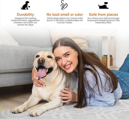 The safest All-Natural Cheese Chews - Small (Pack of 8) - NO Chunks, NO preservatives, NO Bad Smell, Great Teeth Cleaner, Super Long-Lasting, for Small Dogs