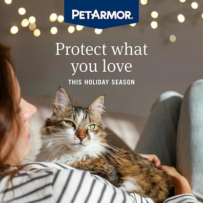 PetArmor Plus Flea and Tick Prevention for Cats over 1.5 lbs, Cat Flea and Tick Treatment, 6 Doses, Waterproof Topical, Fast Acting