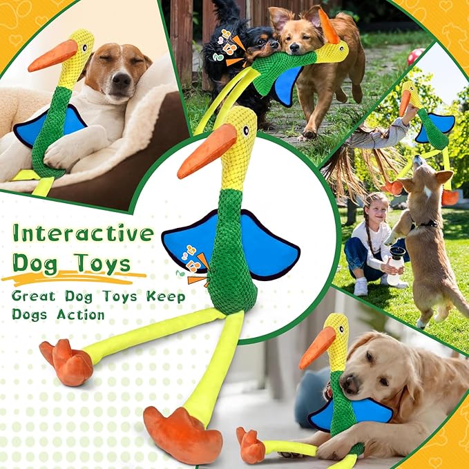Fuufome Large Squeaky Dog Toys - Plush Crinkle Dog Toy for Small, Medium, and Large Breeds - Fun for Indoor Puppies and Senior Pups Playing