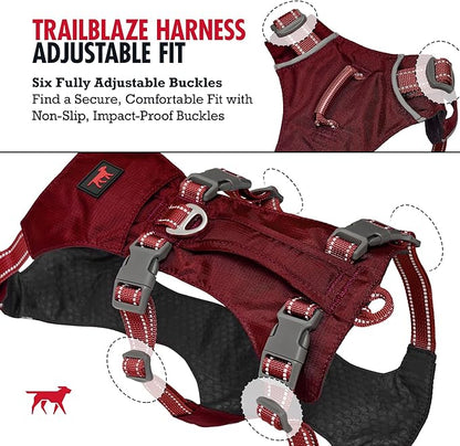 Tuff Pupper Escape Proof Dog Harness for Extra Small Dogs | No Pull Lightweight Adjustable Harness | No Escape Multifunctional Outdoor Pet Gear | Strong Durable Breathable | Secure Comfortable Fit
