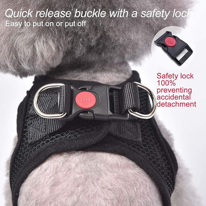 matilor Dog Harness Step-in Breathable Puppy Cat Dog Vest Harnesses for Small Medium Dogs