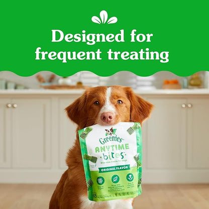 Greenies Anytime Bites Dog Treats, Original Flavor, 10.3 oz. Bag