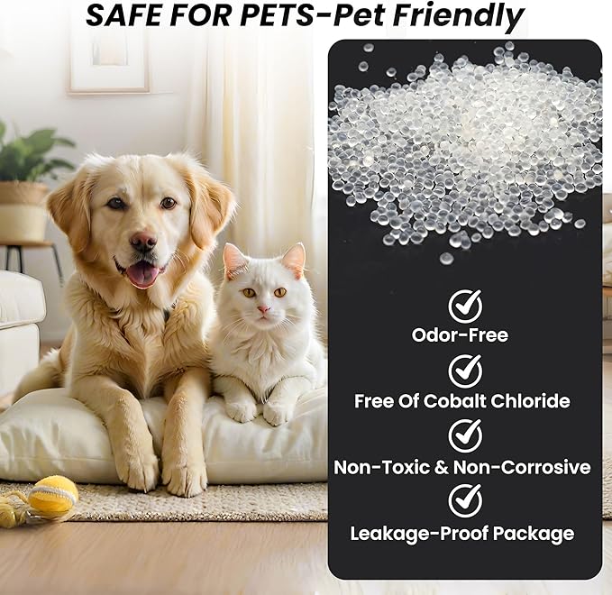 aidowocam Pet Food Desiccant Bag, Replaced Desiccant for Automatic Cat dog Feeders, Keep Cat Food Dog Dry and Fresh- 6 Packs