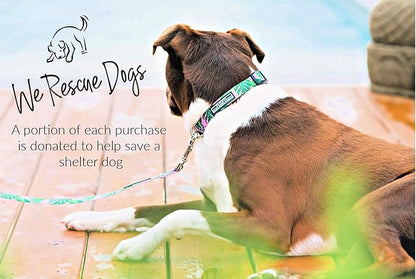 Lucky Love Dog Leash – Soft, Durable, and Comfortable Leash with Vibrant Patterns – Stylish and Long Lasting for Large Male and Female Dogs – Laguna, Large