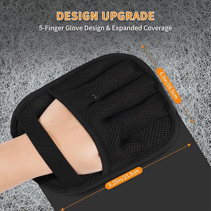 3/4PCS Pet Hair Removal Glove for Cats & Dogs,Upgraded Five-Finger Electrostatic Pet Hair Remover Glove, Reusable Magic Brush Pet Hair Removal Tool for Laundry, Couch, Carpet & Car Seat (black 4pcs)