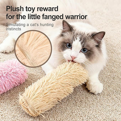 MehelloFeather Cat Toys Pillows 6Pcs Catnip Kicker Toys for Cats Promotes Kitty Exercise