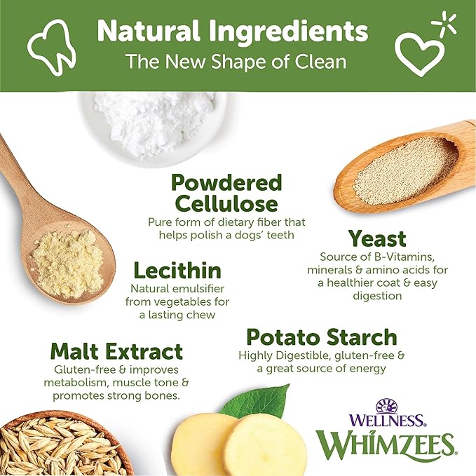 WHIMZEES Wellness Hedgehog Dog Dental Treats, Large Size, (6 Count)