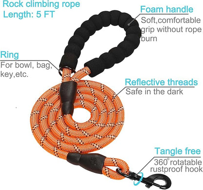 haapaw 2 Packs Martingale Dog Collar with Quick Release Buckle Reflective Dog Training Collars for Small Medium Large Dogs