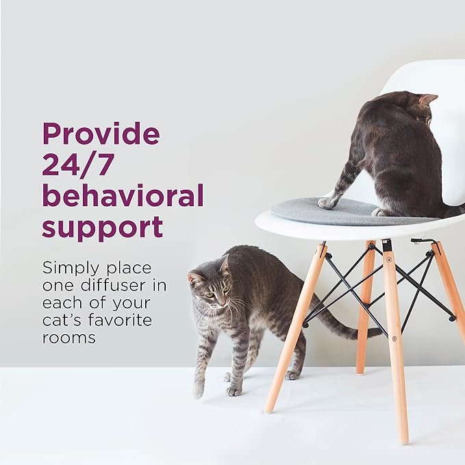 Comfort Zone Cat Multi-Cat Diffuser: Trial Kit (1 Diffuser & 1 Refill) (Pack of 2)