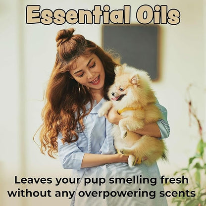 Oatmeal Dog Shampoo for Itchy Skin Relief - 1 Gallon with a Pump - Made with Coconut, Aloe Vera, Essential Oils, and More - Hypoallergenic Shampoo for Cleaning and Nourishing Dog Skin and Coat