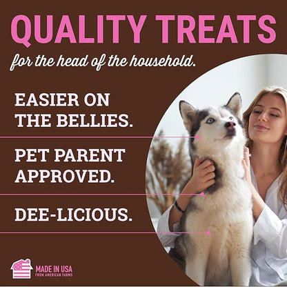 etta says! Yumm Sticks - Real Meat Pork Dog Jerky Treats - Human Grade - Made in The USA (24 Count Pack of 1)
