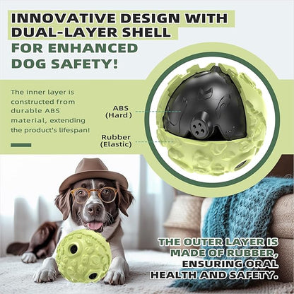 KADTC Extra-Large Size Durable Dog Giggle Ball U.S. Patent & Brand & Design for Large Aggressive Chewers Breed Dogs Wobble Giggling Toy Interactive Play for Indoor Outdoor