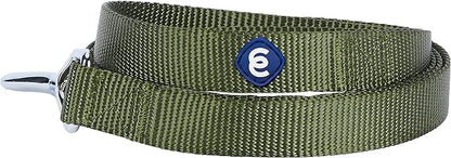 Blueberry Pet Essentials Military Green Dog Leash for Medium - 5' * 3/4" Dogs | Heavy Duty Nylon Lead | Lightweight Puppy & Cat Leash for Walking & Training