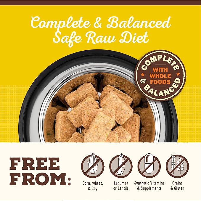 Primal Freeze Dried Raw Dog Food Nuggets, Rabbit, Complete & Balanced Meal, Also Use as Topper or Treat, Premium, Healthy, Grain Free, High Protein Raw Dog Food, 5.5 oz