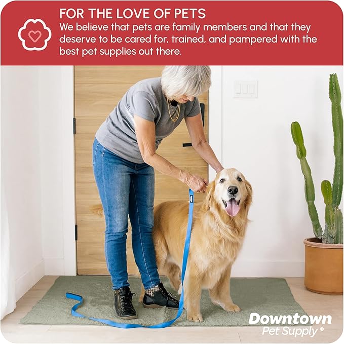 My Doggy Place Dog Mud Mat, 60" x 36" Light Gray – Thick Microfiber Entry Rug for Snow, Mud & Salt – Absorbent, Quick-Dry, Washer-Safe & Non-Slip, X-Large
