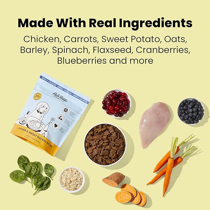 The Pets Table Chicken & Sweet Potato Air Dried Dog Food, 3 lbs/ 48 oz Bag