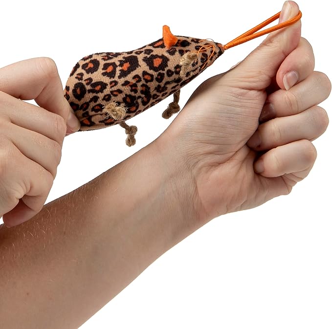 Instincts by SmartyKat 3-Pack HappyNip Safari Sneakers Plush Interactive Cat Toys, Contains Catnip & Silvervine - Multicolor, 3-Pack