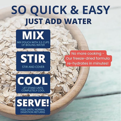 Under the Weather Bland Diet for Dogs | Easy to Digest Stomach Support for Sick Dogs | Contains Electrolytes, All Natural | 1 Pack - Turkey, Oatmeal, Sweet Potato & Slippery Elm - 6oz