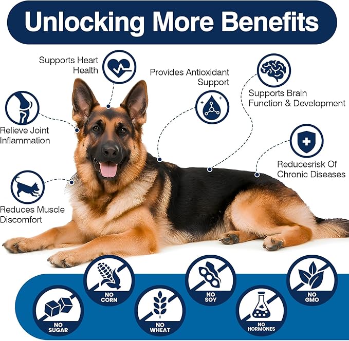 Omega 3 Skin and Coat Supplement for Dogs 200 Chews Dog Fish Oil Supplements with EPA & DHA Fatty Acids Dry Skin Relief for Dogs Shedding Allergy Itching Promotes Heart Hip Joint Health Chicken Flavor