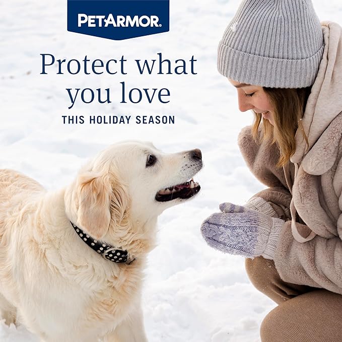 PetArmor Plus Flea and Tick Prevention for Dogs, Small Dog Flea and Tick Treatment, 6 Doses, Waterproof Topical, Fast Acting (5-22 lbs)