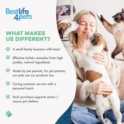 Walk-Easy Cat & Dog Joint Pain Relief, Effective Cat Pain Reliever, Anti Inflammatory & Natural Dog Hip and Joint Supplement Helps with Mobility, Limping, Hip Dysplasia and ACL Tear, 400 Small Pills