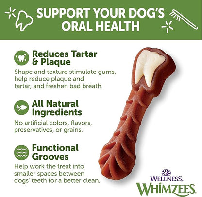 WHIMZEES Wellness Value Box Dog Dental Treats, Medium Size (44 Count)