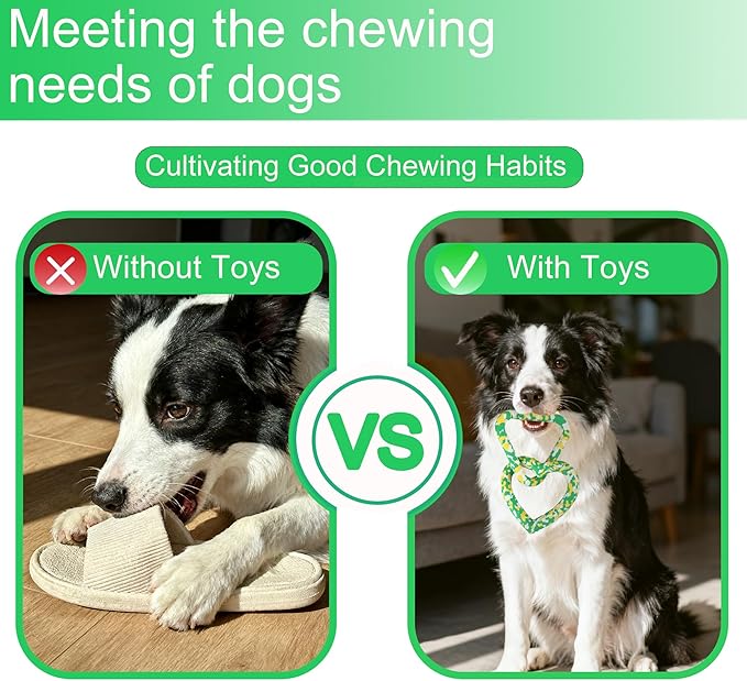 Triangle & Heart Dog Chew Toy | 99.99% Natural Rubber | Eco-Friendly Biodegradable | Gentle Gum Care | Puppy Teething Pacifiers | Indestructible Non-Squeak Toys for Large Aggressive Chewers