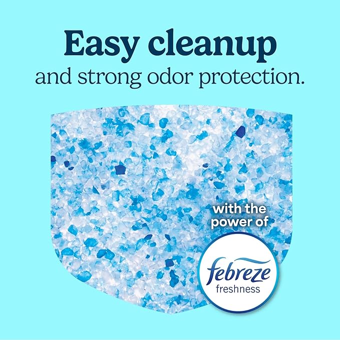 Fresh Step Crystals, Premium Cat Litter, Scented, 8 Pounds, Pack of 2 (Package May Vary)