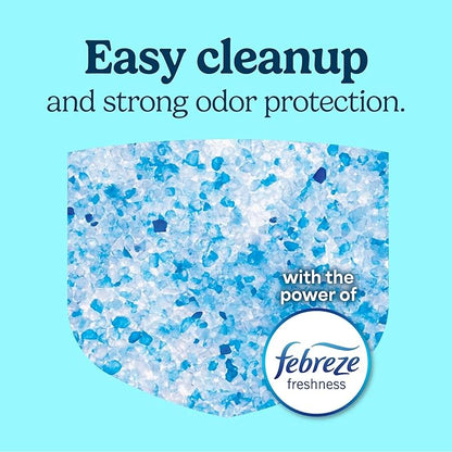 Fresh Step Crystals, Premium Cat Litter, Scented, 8 Pounds, Pack of 2 (Package May Vary)