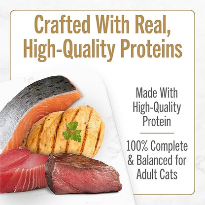 Purina Fancy Feast Savory Centers Wet Cat Food Pate Variety Pack With Chicken, Salmon, Beef, and Tuna Pate with Gravy Center - (2 Packs of 12) 3 oz. Pull-Top Cans