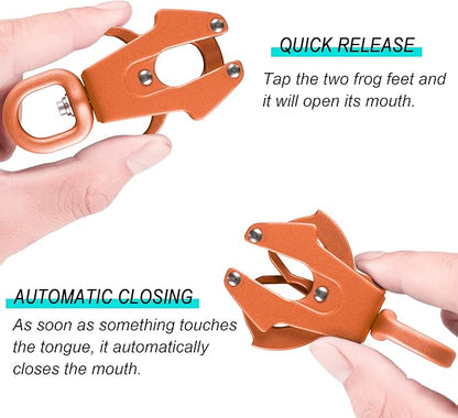 GEIT 2/4/5/6FT Dog Leash, Heavy Duty Rope Leashes, Reflective Nylon Pet Lead with Aluminum Quick Release/Locking Tactical Frog Clip for Small Medium and Large Dogs, Orange, 1/2 inch