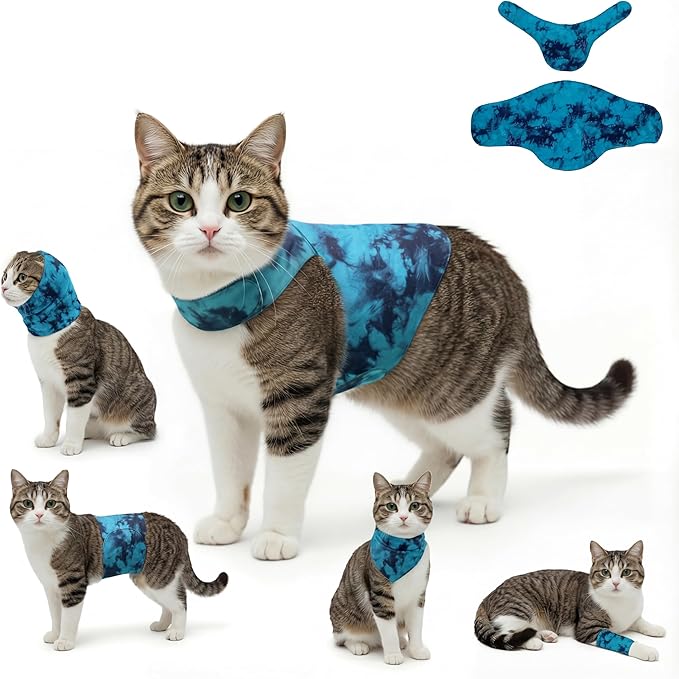 DAJIDALI® Dog & Cat Anxiety Vest & Female Spay Recovery Suit – Silent No-Velcro Calming Wrap – Universal Fit for All Breeds (Including Corgi & Frenchie)