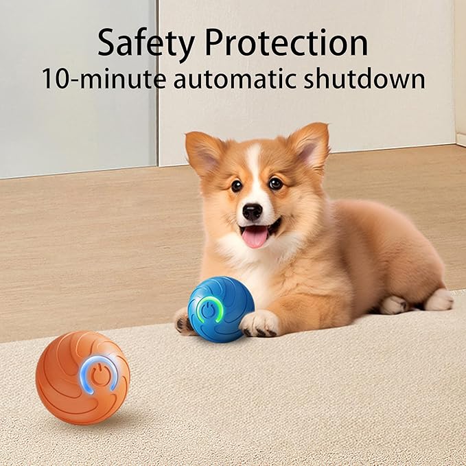 Woleigiao Interactive Cat Toys for Indoor Cats Automatic Moving Rolling Ball cat Toy Balls Moving cat Toys for Indoor Cats and Dog Balls (Spiral)