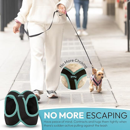 Gooby Escape Free Easy Fit X Step in Dog Harness - Seattle Blue, X-Large