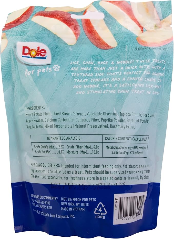 Dole for Pets Lasting Chew, Apple, 8 oz (225 g)